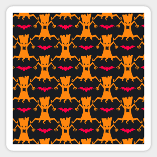 Pumpkin Pattern Sticker